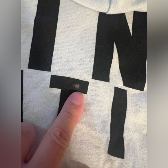 Victoria Secret Pink Nation Hoodie Crop Top - Picture 3 of 5